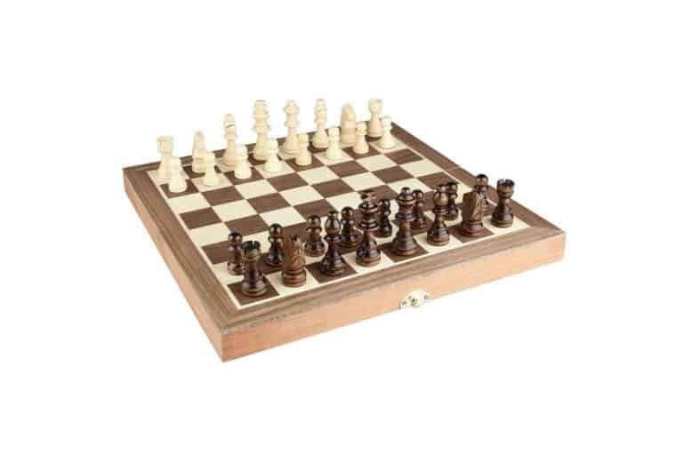 Amerous Folding Wooden Chess Set 12"x12" Review