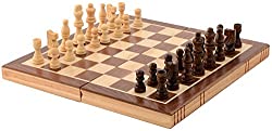 Kangaroo’s Folding Wooden Chess Set with Magnet Closure