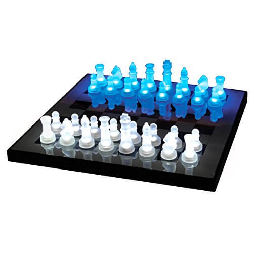 LumiSource Lightened Glow Chess Set