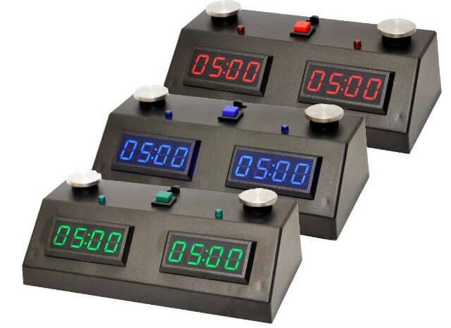 ZMF-II Black Digital Chess Clock