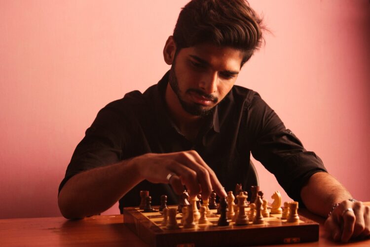 chess player thinking